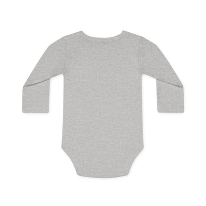 Eliana's First Christmas" Holiday Long-Sleeve Organic Infant Onesie