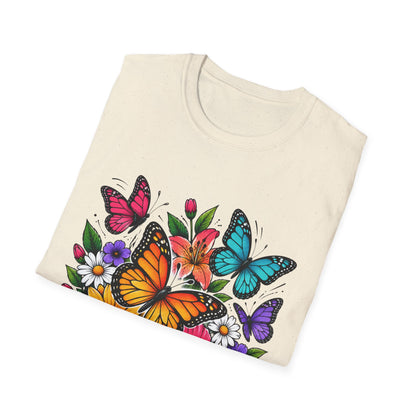 Butterfly and flowers