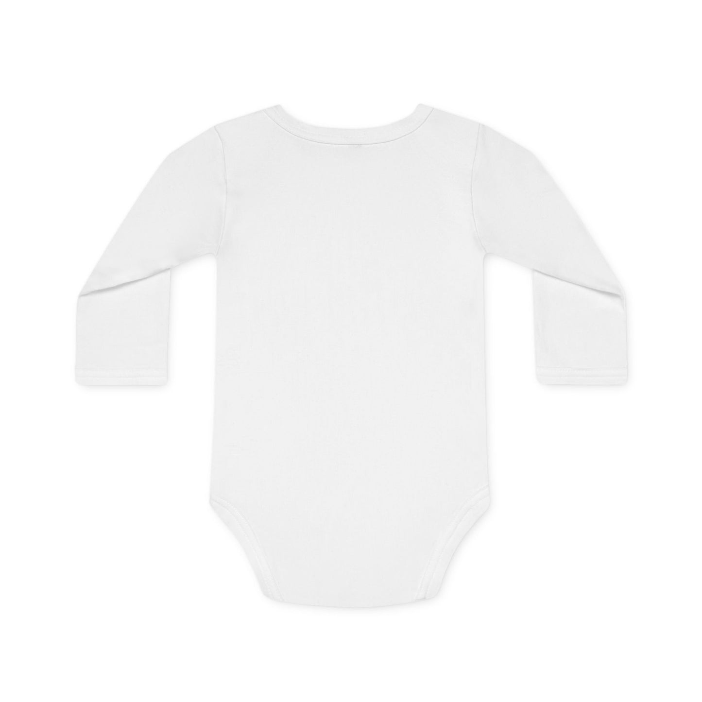 Eliana's First Christmas" Holiday Long-Sleeve Organic Infant Onesie