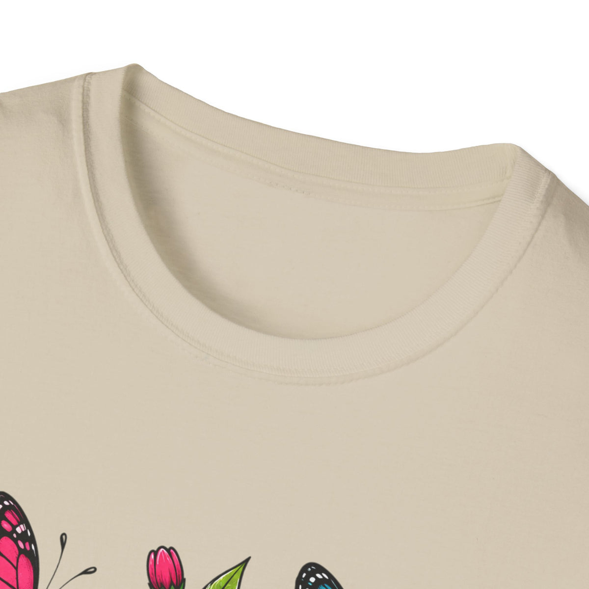 Butterfly and flowers